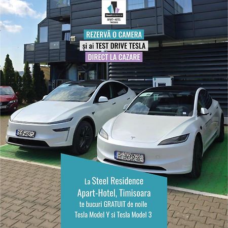 Apartments Steel Residence- Tesla Drive Experience Timişoara Eksteriør bilde
