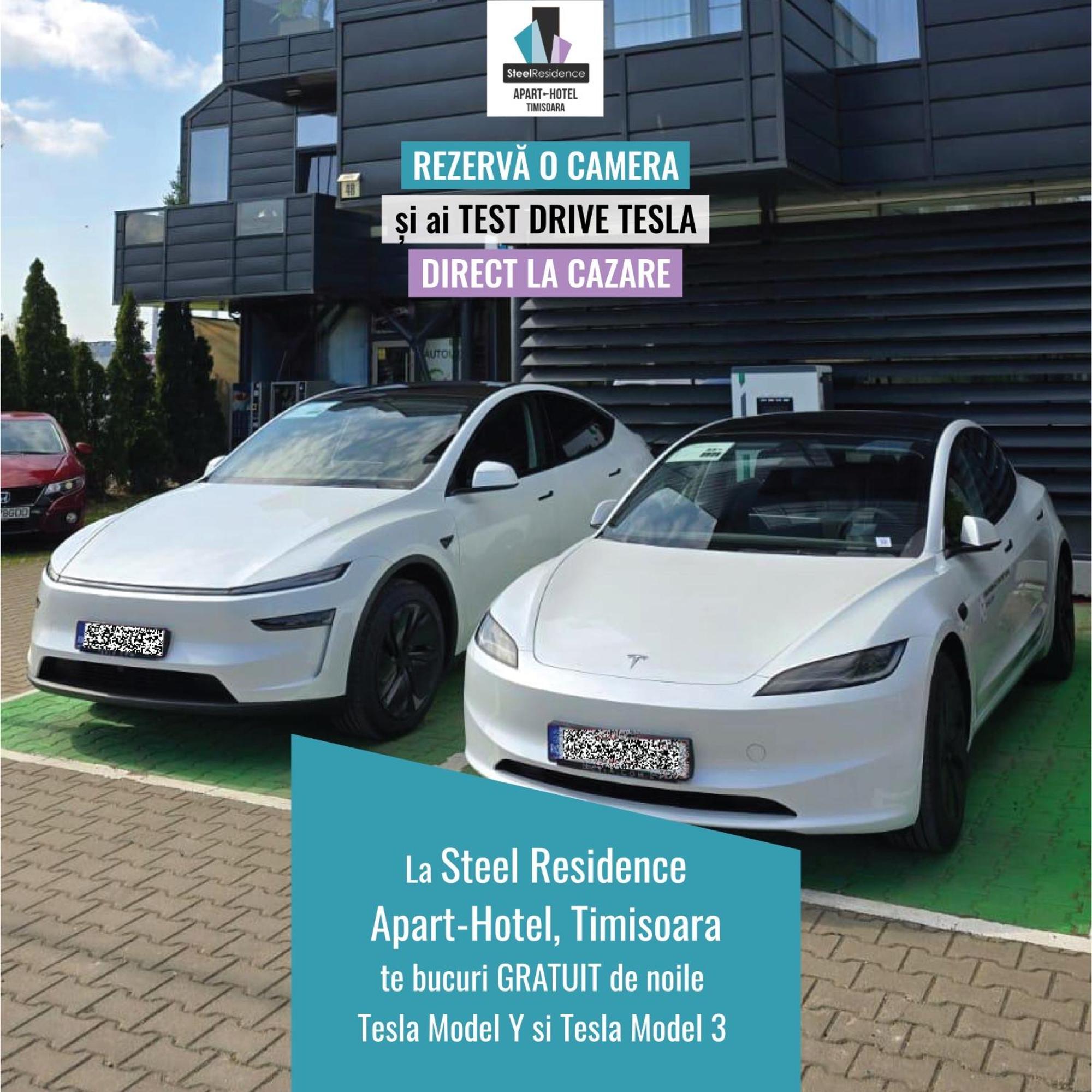 Apartments Steel Residence- Tesla Drive Experience Timişoara Eksteriør bilde